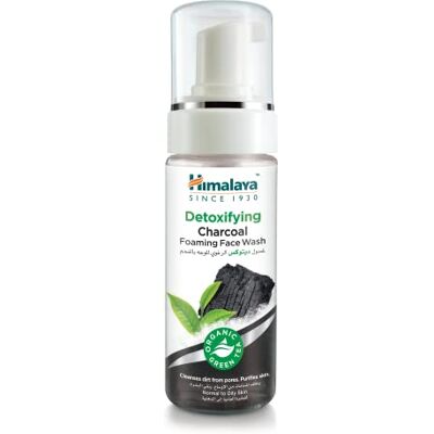 Himalaya Ontgiftende schuimreiniger met houtskool, reinigt vuil, reinigt de huid, 150 ml Himalaya Ontgiftende schuimreiniger met houtskool, reinigt vuil, reinigt de huid, 150 ml