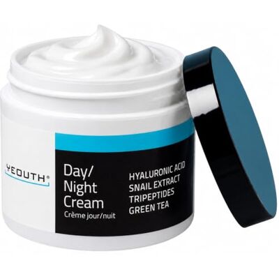 YEOUTH Dag Nacht Moisturizer Voor het Gezicht met Slakken Extract. Hyaluronzuur, Groene Thee en Peptiden, Anti Aging Dag Crème of Nacht Crème Moisturizer Voor Droge Huid, 120Ml – Gemaakt in USA (4oz) YEOUTH Dag Nacht Moisturizer Voor het Gezicht met Slakken Extract. Hyaluronzuur, Groene Thee en Peptiden, Anti Aging Dag Crème of Nacht Crème Moisturizer Voor Droge Huid, 120Ml – Gemaakt in USA (4oz)