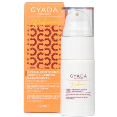 GYADA COSMETICS , Radiance Lift Effect Eye & Lip Contour, oog- en lipcontour, antioxiderende werking, contrasteert tekenen van leeftijd en expressie, op basis van vitamine C, 15 ml GYADA COSMETICS , Radiance Lift Effect Eye & Lip Contour, oog- en lipcontour, antioxiderende werking, contrasteert tekenen van leeftijd en expressie, op basis van vitamine C, 15 ml