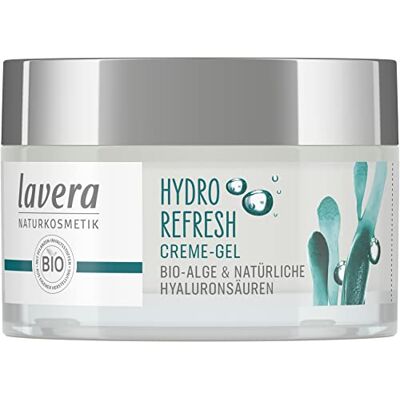 lavera Hydro Refresh Cream Gel met algen en hyaluronzuur zeer intensieve hydratatie trekt zeer snel in veganistisch 50 ml lavera Hydro Refresh Cream Gel met algen en hyaluronzuur zeer intensieve hydratatie trekt zeer snel in veganistisch 50 ml