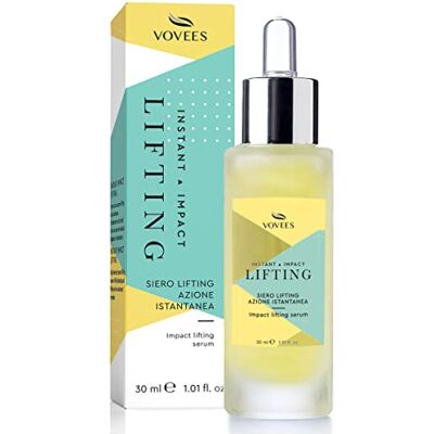 VOVEES Instant Facial Lifting Serum Onmiddellijk Spannend Effect Vermindert Diepe en Fijne Rimpels Diepe Hydratatie Natuurlijke Ingrediënten Voor Gezicht, Ogen en Lippen, 30 ml, Glas VOVEES Instant Facial Lifting Serum Onmiddellijk Spannend Effect Vermindert Diepe en Fijne Rimpels Diepe Hydratatie Natuurlijke Ingrediënten Voor Gezicht, Ogen en Lippen, 30 ml, Glas