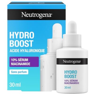 Neutrogena Hydro Boost Serum 10% Niacinamide hydrateert, verfijnt de poriën en verbetert de huidtextuur, zonder geur, 30 ml Neutrogena Hydro Boost Serum 10% Niacinamide hydrateert, verfijnt de poriën en verbetert de huidtextuur, zonder geur, 30 ml