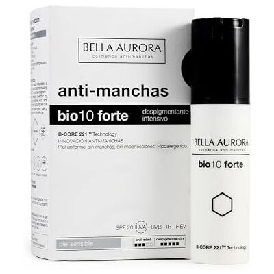 BELLA AURORA Intensieve behandeling tegen vlekken Gevoelige Huid 30ml SPF 20 Anti-aging crème Depigmentatie van de gezichtshuid Bio10 FORTE BELLA AURORA Intensieve behandeling tegen vlekken Gevoelige Huid 30ml SPF 20 Anti-aging crème Depigmentatie van de gezichtshuid Bio10 FORTE