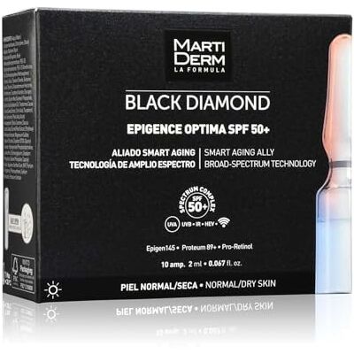 Martiderm Black Diamond EPIGENCE OPTIMA SPF 50+ (10 gloeilampen) Martiderm Black Diamond EPIGENCE OPTIMA SPF 50+ (10 gloeilampen)