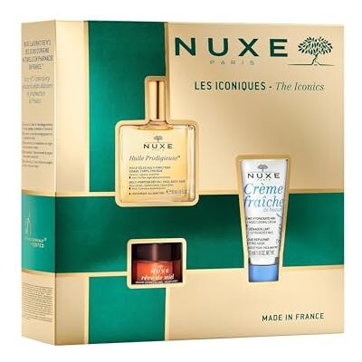 Nuxe Cofanetto Gli Iconici Olie 50 ml + Balsamo Labbra 15 g + Viso-crème 30 ml Nuxe Cofanetto Gli Iconici Olie 50 ml + Balsamo Labbra 15 g + Viso-crème 30 ml