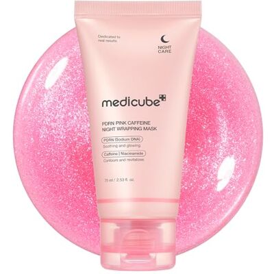 medicube PDRN Caffeïne wrap masker voor de nacht medicube PDRN Caffeïne wrap masker voor de nacht