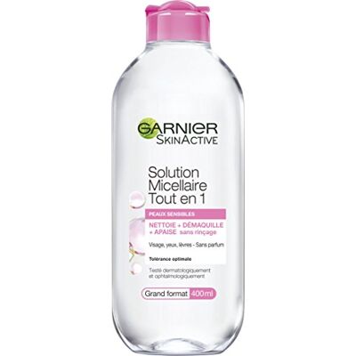 Garnier Skin Active all-in-1 micellaire oplossing, groot, 400 ml, 2 stuks Garnier Skin Active all-in-1 micellaire oplossing, groot, 400 ml, 2 stuks