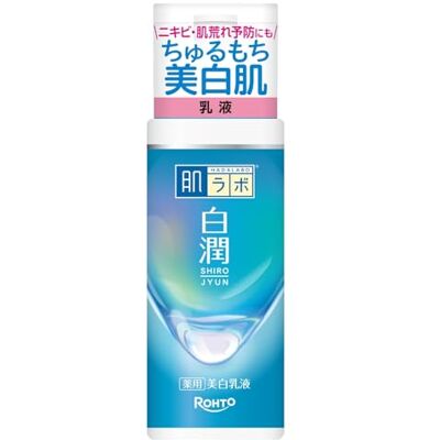 肌ラボ Rohto Hada Lab Hakujyun Arbutine Whitening Emulsie Hoge Zuiverheid × Vitamine C × Wakan Parelgersteextract Combinatie 140 ml 肌ラボ Rohto Hada Lab Hakujyun Arbutine Whitening Emulsie Hoge Zuiverheid × Vitamine C × Wakan Parelgersteextract Combinatie 140 ml