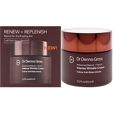 Dr Dennis Gross Dr. Dennis Gross Advanced Retinol Plus Ferulic Intense Wrinkle Cream voor Unisex 2 oz Crème Dr Dennis Gross Dr. Dennis Gross Advanced Retinol Plus Ferulic Intense Wrinkle Cream voor Unisex 2 oz Crème