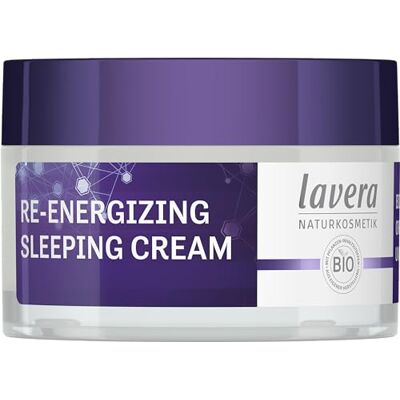 lavera Re-Energizing Slaapcrème, natuurlijke celvernieuwing, revitaliseert de huidtint, hydraterend, veganistisch, natuurlijke cosmetica, 50 ml lavera Re-Energizing Slaapcrème, natuurlijke celvernieuwing, revitaliseert de huidtint, hydraterend, veganistisch, natuurlijke cosmetica, 50 ml