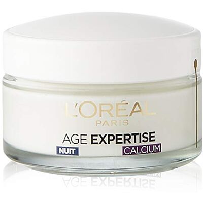 L'Oreal Paris L'Oréal Paris Versterkende anti-aging nachtcrème drievoudig werkende anti-rimpel nachtcrème verrijkt met calcium voor rijpe huid vanaf 55 jaar Age Expertise 50 ml L'Oreal Paris L'Oréal Paris Versterkende anti-aging nachtcrème drievoudig werkende anti-rimpel nachtcrème verrijkt met calcium voor rijpe huid vanaf 55 jaar Age Expertise 50 ml