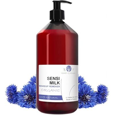 B.O.T cosmetic & wellness Micellaire melk, gezichtsreiniging, 1000 ml, duurzame make-upverwijderaar, drievoudige werking, reinigt, hydrateert, geschikt voor de gevoelige huid, dagelijks gebruik B.O.T cosmetic & wellness Micellaire melk, gezichtsreiniging, 1000 ml, duurzame make-upverwijderaar, drievoudige werking, reinigt, hydrateert, geschikt voor de gevoelige huid, dagelijks gebruik