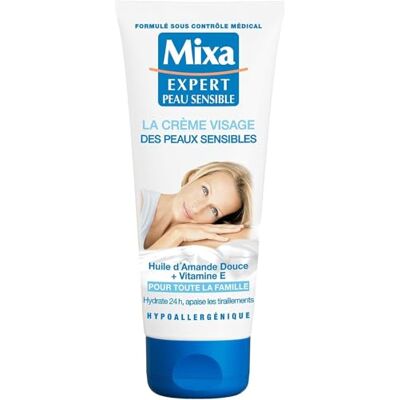 Mixa Expert Sensitive Skin – gezichtscrème voor de gevoelige huid met milde amandelolie + vitamine E – 100 ml Mixa Expert Sensitive Skin – gezichtscrème voor de gevoelige huid met milde amandelolie + vitamine E – 100 ml