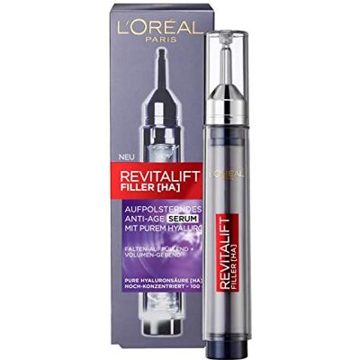 L'Oreal Paris L'Oréal Paris Revitalift Filler Hyaluron Serum Anti-aging, anti-rimpel en volume, Hyaluronzuur, 16 ml L'Oreal Paris L'Oréal Paris Revitalift Filler Hyaluron Serum Anti-aging, anti-rimpel en volume, Hyaluronzuur, 16 ml