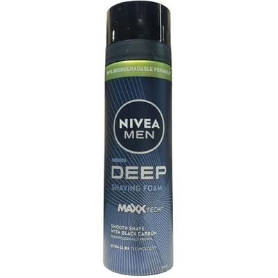 NIVEA Men Deep Scheerschuim, 200 ml NIVEA Men Deep Scheerschuim, 200 ml