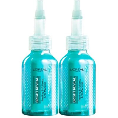 L'Oreal Paris L'Oréal Paris Bright Reveal Peeling Gezichtscrub, Anti-Vlek, egaliseerend, Verhelderend, Zachte Formule met Niacinamide tegen imperfecties en tekenen na acne, 2 flessen van 25 ml L'Oreal Paris L'Oréal Paris Bright Reveal Peeling Gezichtscrub, Anti-Vlek, egaliseerend, Verhelderend, Zachte Formule met Niacinamide tegen imperfecties en tekenen na acne, 2 flessen van 25 ml