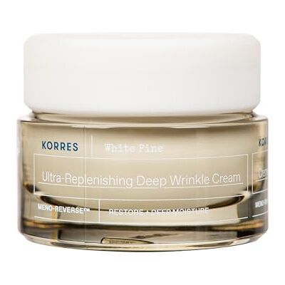 KORRES White PINE Meno Reverse Intensieve Opvullende Crème bij Diepe Falten voor zeer drooggedehydrateerde reife huid na het wegspoelen, 40 ml KORRES White PINE Meno Reverse Intensieve Opvullende Crème bij Diepe Falten voor zeer drooggedehydrateerde reife huid na het wegspoelen, 40 ml