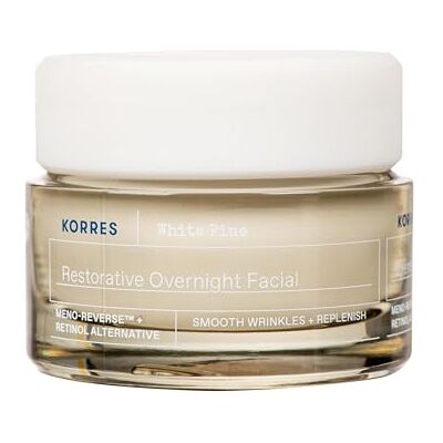 KORRES WHITE PINE Meno Reverse Regenererende nachtcrème voor rijke huid na het wekken, dermatologisch getest, veganistisch, 40 ml KORRES WHITE PINE Meno Reverse Regenererende nachtcrème voor rijke huid na het wekken, dermatologisch getest, veganistisch, 40 ml