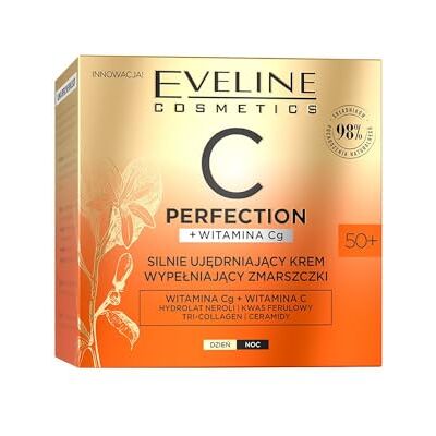 EVELINE COSMETICS C-Perfection Advanced Anti-rimpel verstevigende crème 50+ met vitamine C en ferulazuur anti-aging, hydraterende en balancerende formule van de huidskleur voor een rijpe huid EVELINE COSMETICS C-Perfection Advanced Anti-rimpel verstevigende crème 50+ met vitamine C en ferulazuur anti-aging, hydraterende en balancerende formule van de huidskleur voor een rijpe huid
