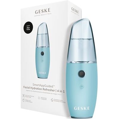 GESKE SmartAppGuided™ Facial Hydration Refresher 4-in-1 Waterverstuiver Gezichtsverstuiver Waterspray Gezichtsvernevelaar Gezichtsreiniging Cosmetica Natuurlijke glans GESKE SmartAppGuided™ Facial Hydration Refresher 4-in-1 Waterverstuiver Gezichtsverstuiver Waterspray Gezichtsvernevelaar Gezichtsreiniging Cosmetica Natuurlijke glans