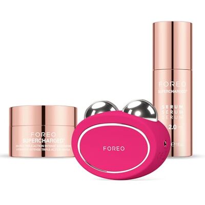 FOREO Total Facelift Set Geavanceerde gezichtsstroom BEAR 2 + SUPERCHARGED SERUM 2.0 30 ml + SUPERCHARGED Intensieve vochtinbrengende crème met drievoudige werking HA+PGA 50 ml Anti-aging Gezichtsverzorging FOREO Total Facelift Set Geavanceerde gezichtsstroom BEAR 2 + SUPERCHARGED SERUM 2.0 30 ml + SUPERCHARGED Intensieve vochtinbrengende crème met drievoudige werking HA+PGA 50 ml Anti-aging Gezichtsverzorging