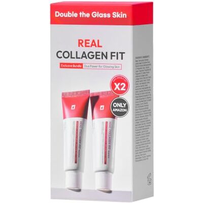 TOSOWOONG Real Collagen Fit, Peel-offmasker, Verstevigend, Glass Skin Wrapping-masker met gehydrolyseerd Collageen voor elasticiteit, hydratatie, glow, lijntjes, K-Beauty, 50 ml, 2-pack TOSOWOONG Real Collagen Fit, Peel-offmasker, Verstevigend, Glass Skin Wrapping-masker met gehydrolyseerd Collageen voor elasticiteit, hydratatie, glow, lijntjes, K-Beauty, 50 ml, 2-pack