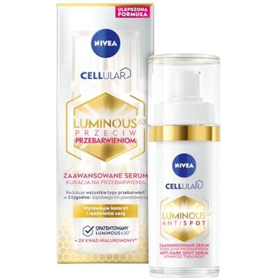 NIVEA Cellular Luminous 630 anti-pigment spot intensive serum (30 ml), verhelderend serum voor een egale en stralende teint, gezichtsverzorging tegen pigmentvlekken NIVEA Cellular Luminous 630 anti-pigment spot intensive serum (30 ml), verhelderend serum voor een egale en stralende teint, gezichtsverzorging tegen pigmentvlekken