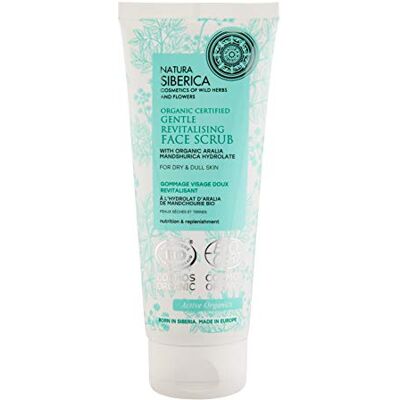 Natura Siberica Biologisch gecertificeerde droge en doffe huid, zachte revitaliserende gezichtsscrub Natura Siberica Biologisch gecertificeerde droge en doffe huid, zachte revitaliserende gezichtsscrub