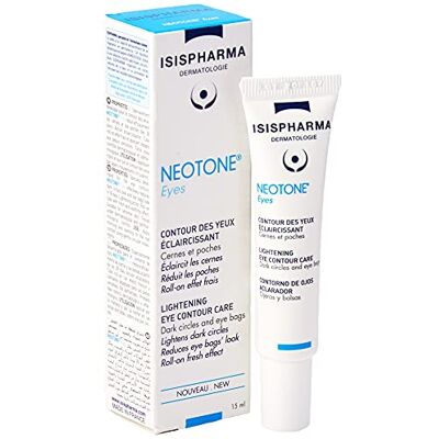 IsisPharma NEOTONE EYES Verhelderende oogcontour met licorice-extract en hyaluronzuur pigmentrol, verlicht donkere kringen en ontlast wallen Frans product IsisPharma NEOTONE EYES Verhelderende oogcontour met licorice-extract en hyaluronzuur pigmentrol, verlicht donkere kringen en ontlast wallen Frans product