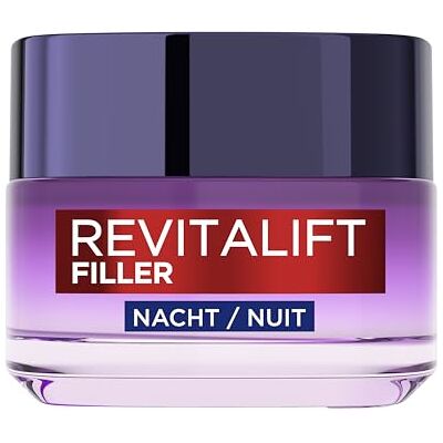L'Oreal Paris L'Oréal Paris Revitalift Filler Nachtcrème Anti-rimpel gezichtsverzorging 50 ml L'Oreal Paris L'Oréal Paris Revitalift Filler Nachtcrème Anti-rimpel gezichtsverzorging 50 ml