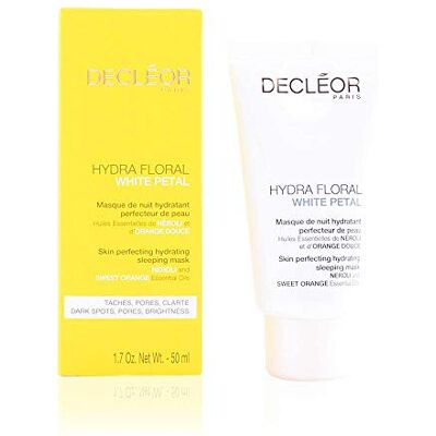 Decleor HYDRA FLORAL WHITE PETAL masque de nuit hydratant 50 ml Decleor HYDRA FLORAL WHITE PETAL masque de nuit hydratant 50 ml