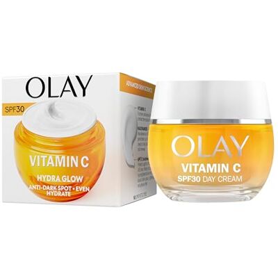 Olay Vitamine C Hydraterende dagcrème SPF30, met niacinamide met 99% zuiverheid, huidverzorging: anti-pigmentvlekken, egaliseert, hydrateert, niet vettig, niet plakkerig, 50 ml Olay Vitamine C Hydraterende dagcrème SPF30, met niacinamide met 99% zuiverheid, huidverzorging: anti-pigmentvlekken, egaliseert, hydrateert, niet vettig, niet plakkerig, 50 ml