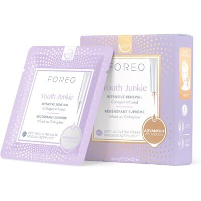 FOREO Youth Junkie Advanced Collection 2.0 UFO-geactiveerd gezichtsmasker, gezichtscrème, anti-aging, schoonheid en persoonlijke verzorging, collageen en olijfolie, alle huidtypes, droge huid met FOREO Youth Junkie Advanced Collection 2.0 UFO-geactiveerd gezichtsmasker, gezichtscrème, anti-aging, schoonheid en persoonlijke verzorging, collageen en olijfolie, alle huidtypes, droge huid met