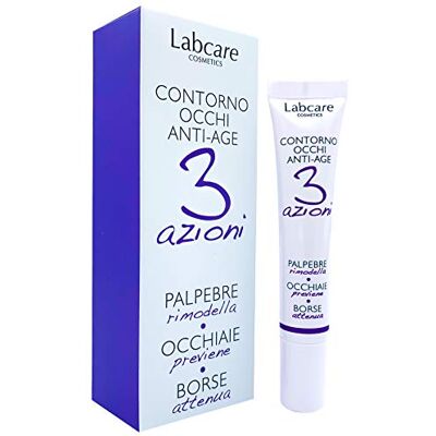 Labcare Anti-aging oogcontour – 3 acties. De eerste totale oogcontour, 3 acties in één beweging. Innovatieve, multifunctionele cosmetica met drievoudige anti-aging werking voor oogleden, donkere kringen en Labcare Anti-aging oogcontour – 3 acties. De eerste totale oogcontour, 3 acties in één beweging. Innovatieve, multifunctionele cosmetica met drievoudige anti-aging werking voor oogleden, donkere kringen en