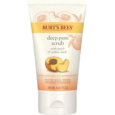 Burt's Bees Burts Bees Gezichtscrub Peach & Willowbark, 110 g Burt's Bees Burts Bees Gezichtscrub Peach & Willowbark, 110 g