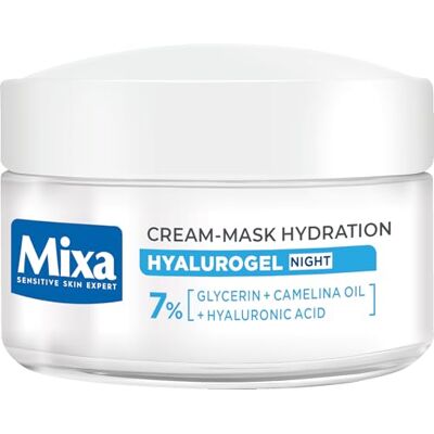 Mixa Hyalurogel Hydraterende gezichtscrème met hyaluronzuur voor de gevoelige, vochtarme en vermoeide huid tot 24 uur, 50 ml Mixa Hyalurogel Hydraterende gezichtscrème met hyaluronzuur voor de gevoelige, vochtarme en vermoeide huid tot 24 uur, 50 ml
