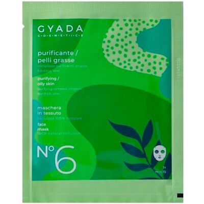 GYADA COSMETICS , Gezichtsmasker van zuiverende stof, antimicrobiële en seboregulerende werking, voor onzuivere, acne en vette huid, met aloë vera en vitamine E, 15 ml GYADA COSMETICS , Gezichtsmasker van zuiverende stof, antimicrobiële en seboregulerende werking, voor onzuivere, acne en vette huid, met aloë vera en vitamine E, 15 ml