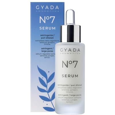 GYADA COSMETICS , N.7 Astringerend gezichtsserum met seboregulatieve werking, reinigend, voor een soepele en hydraterende huid, geschikt voor alle huidtypes, op basis van aloë vera, 30 ml GYADA COSMETICS , N.7 Astringerend gezichtsserum met seboregulatieve werking, reinigend, voor een soepele en hydraterende huid, geschikt voor alle huidtypes, op basis van aloë vera, 30 ml