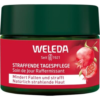 WELEDA Straff Dagcrème met granaatappel en maca-peptide, 6 x 40 ml WELEDA Straff Dagcrème met granaatappel en maca-peptide, 6 x 40 ml
