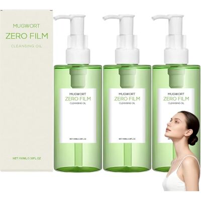 Raevior Mugwort Zero Film Cleansing Oil, Purifying Oil Cleaner, Natural Facial Oils Cleaner Deep Cleaning Oliën voor het gezicht, Moisturizing Oi/l, Dagelijkse make-up, Puntverwijdering Raevior Mugwort Zero Film Cleansing Oil, Purifying Oil Cleaner, Natural Facial Oils Cleaner Deep Cleaning Oliën voor het gezicht, Moisturizing Oi/l, Dagelijkse make-up, Puntverwijdering