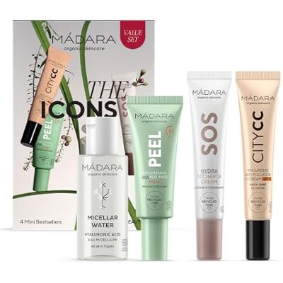 MÁDARA Biologische huidverzorging The Icons cadeauset #Medium De ultieme ontdekkingsset, bestsellers klaar voor op reis, ontworpen voor alle huidtypes MÁDARA Biologische huidverzorging The Icons cadeauset #Medium De ultieme ontdekkingsset, bestsellers klaar voor op reis, ontworpen voor alle huidtypes