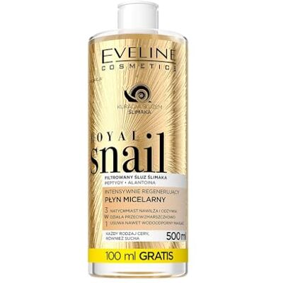 EVELINE COSMETICS Royal Slak Micellaire Vloeistof, 500 ml EVELINE COSMETICS Royal Slak Micellaire Vloeistof, 500 ml