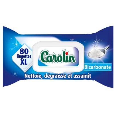 Carolin Natriumbicarbonaat doekjes voor meerdere oppervlakken Carolin Natriumbicarbonaat doekjes voor meerdere oppervlakken