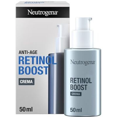 Neutrogena , Retinol Boost Gezichtscrème met pure en gemakkelijk te absorberen retinol anti-rimpelcrème voor een jonge en gezonde huid, geschikt voor alle huidtypes, per stuk verpakt (1 x 50 ml) Neutrogena , Retinol Boost Gezichtscrème met pure en gemakkelijk te absorberen retinol anti-rimpelcrème voor een jonge en gezonde huid, geschikt voor alle huidtypes, per stuk verpakt (1 x 50 ml)