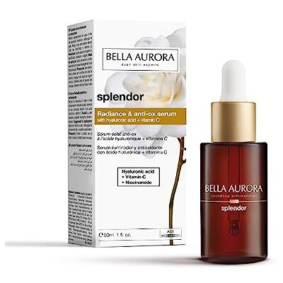 BELLA AURORA , Splendor Vitamin C + hyaluronzuur + niacinamide, verlichtend en antioxidant serum, anti-aging serum in fles, anti-rimpel (pipet 30 ml) BELLA AURORA , Splendor Vitamin C + hyaluronzuur + niacinamide, verlichtend en antioxidant serum, anti-aging serum in fles, anti-rimpel (pipet 30 ml)