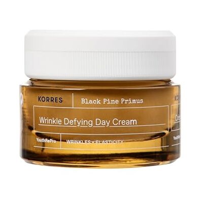 KORRES Black Pin Primus Verzachtende dagcrème met anti-rimpeleffect, veganistisch, 40 ml KORRES Black Pin Primus Verzachtende dagcrème met anti-rimpeleffect, veganistisch, 40 ml