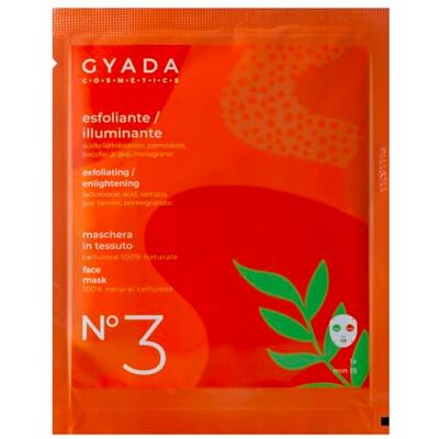 GYADA COSMETICS , Gezichtsmasker van stof, peeling, glanzend, geschikt voor droge en ondoorzichtige huid, bevordert de celvernieuwing van sana en verlichting, met EU-aloë vera 15 ml GYADA COSMETICS , Gezichtsmasker van stof, peeling, glanzend, geschikt voor droge en ondoorzichtige huid, bevordert de celvernieuwing van sana en verlichting, met EU-aloë vera 15 ml