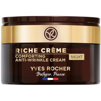 Yves Rocher Riche Anti-rimpelcrème, regenererende nachtcrème, rijpe huid, 50 ml Yves Rocher Riche Anti-rimpelcrème, regenererende nachtcrème, rijpe huid, 50 ml