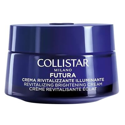 Collistar Futura Verhelderende Revitaliserende Gezichtscrème, Voedende Dagcrème, Anti-Age, Siliconenvrij, Rijke Textuur, Heldere en Jonge Huid met Rode Cistus en Groentepeptiden, 50 ml Collistar Futura Verhelderende Revitaliserende Gezichtscrème, Voedende Dagcrème, Anti-Age, Siliconenvrij, Rijke Textuur, Heldere en Jonge Huid met Rode Cistus en Groentepeptiden, 50 ml