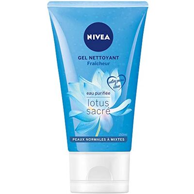 NIVEA Frisse reinigingsgel, zuiverende gel voor normale tot gemengde huid, gezichtsreiniger verrijkt met vitamine E & Hydra IQ, 150 ml NIVEA Frisse reinigingsgel, zuiverende gel voor normale tot gemengde huid, gezichtsreiniger verrijkt met vitamine E & Hydra IQ, 150 ml